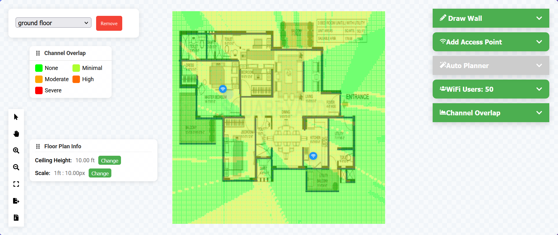 Channel Overlap Visualization